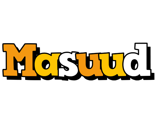 Masuud cartoon logo