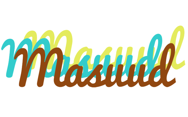 Masuud cupcake logo