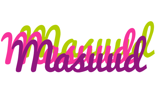 Masuud flowers logo