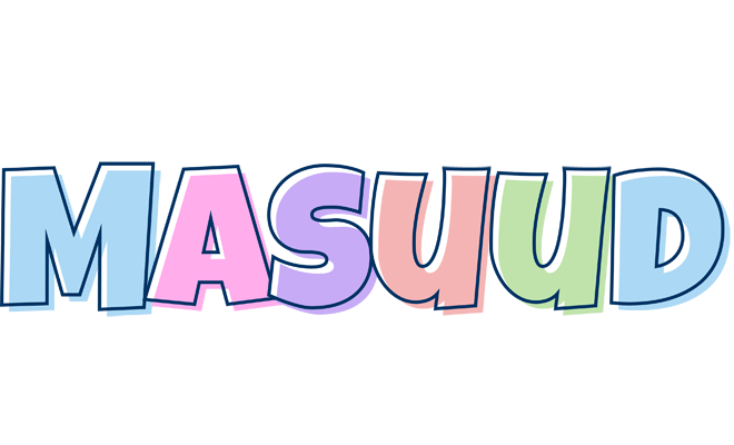 Masuud pastel logo