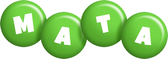 Mata candy-green logo