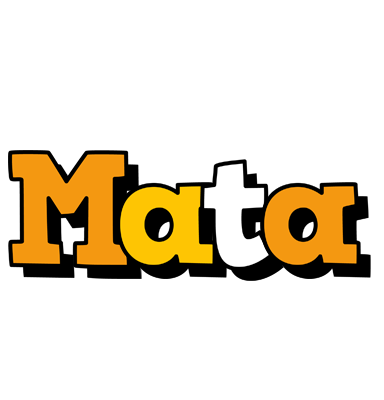Mata cartoon logo