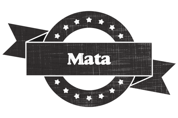 Mata grunge logo