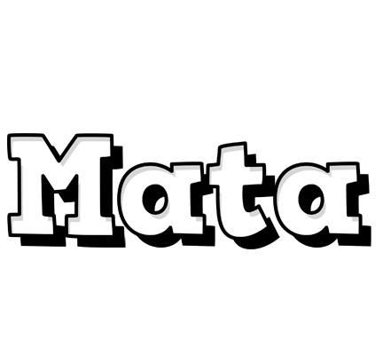 Mata snowing logo