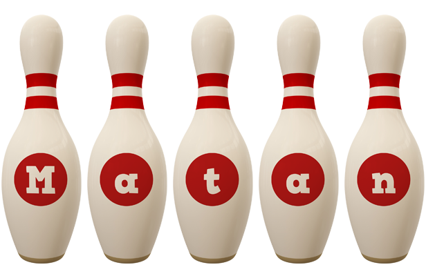 Matan bowling-pin logo