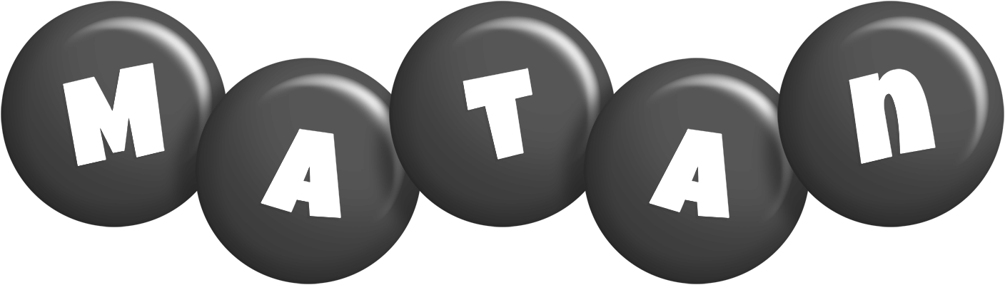 Matan candy-black logo