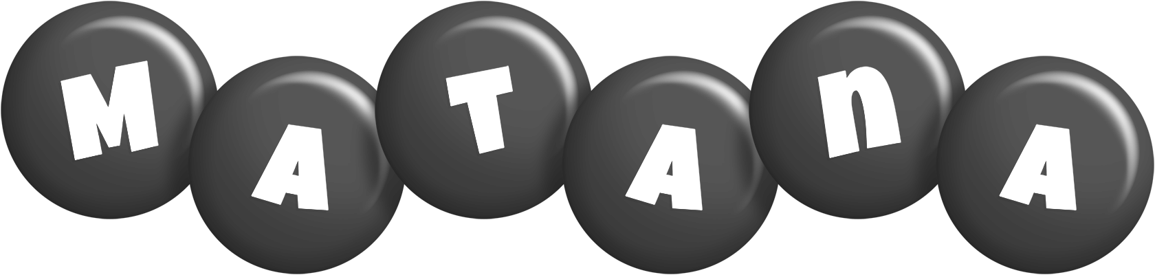 Matana candy-black logo