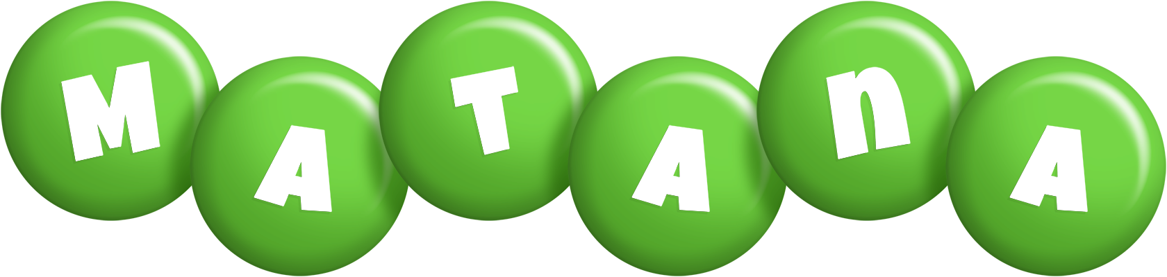 Matana candy-green logo