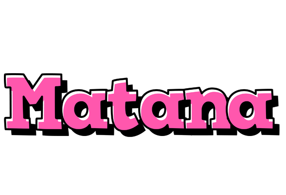 Matana girlish logo