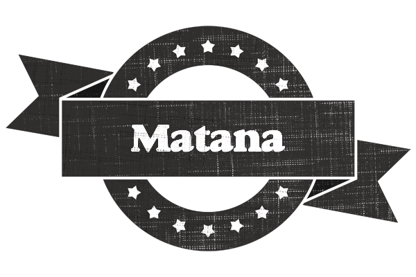 Matana grunge logo