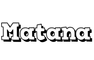 Matana snowing logo