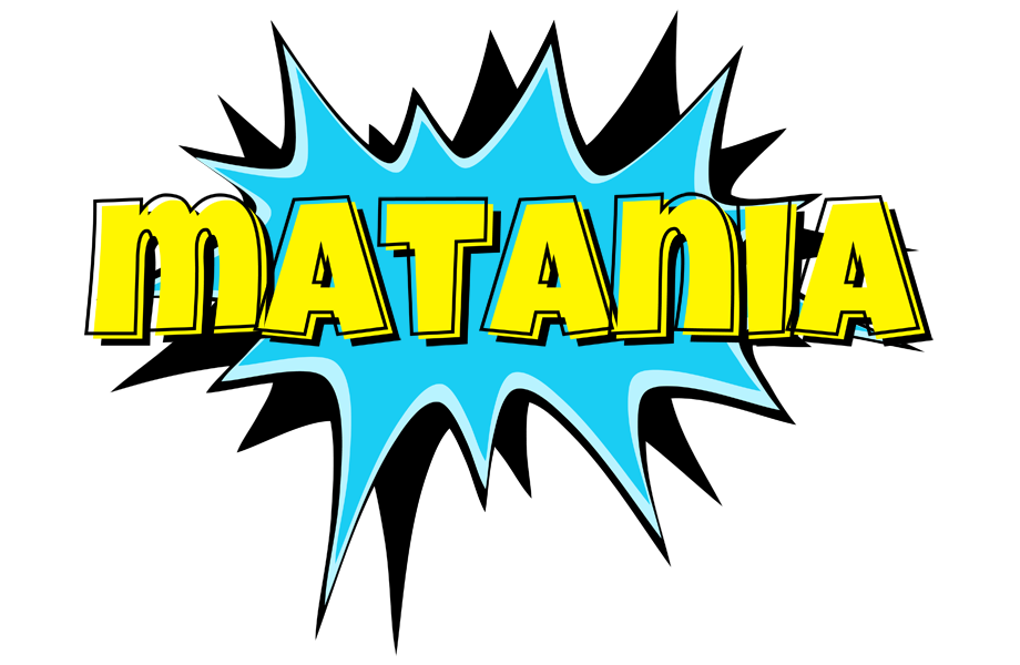 Matania amazing logo