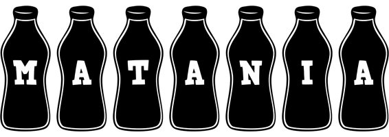 Matania bottle logo