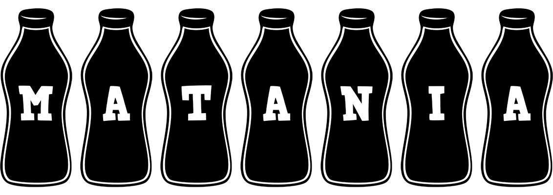 Matania bottle logo