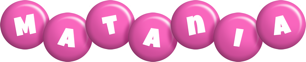 Matania candy-pink logo