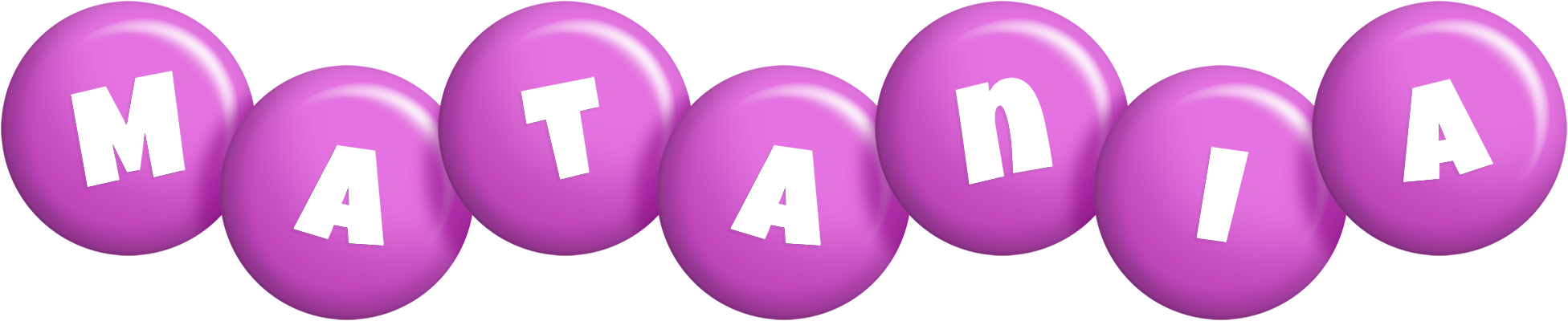 Matania candy-purple logo