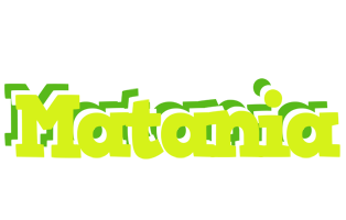 Matania citrus logo