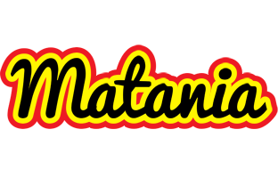 Matania flaming logo