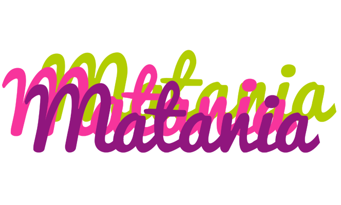 Matania flowers logo