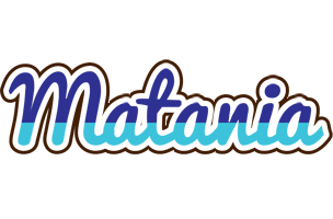 Matania raining logo