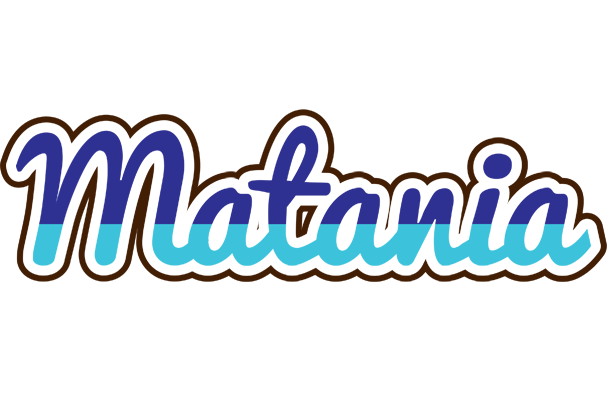 Matania raining logo