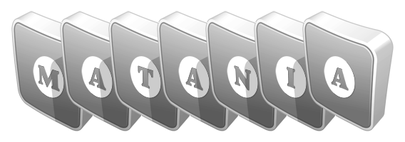 Matania silver logo