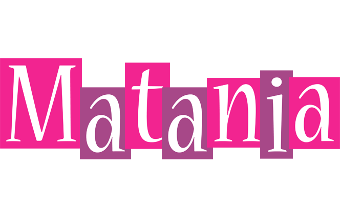 Matania whine logo