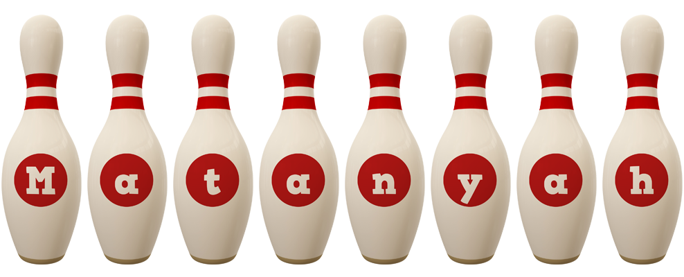 Matanyah bowling-pin logo