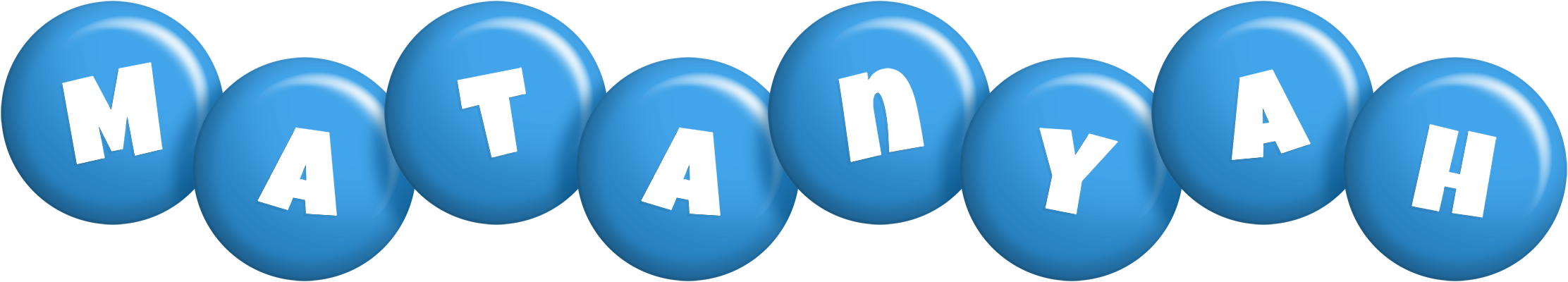 Matanyah candy-blue logo