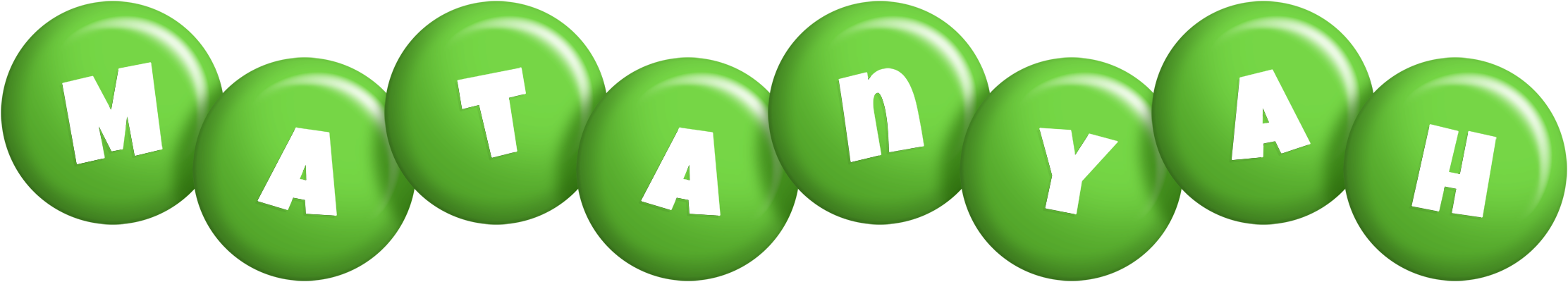 Matanyah candy-green logo