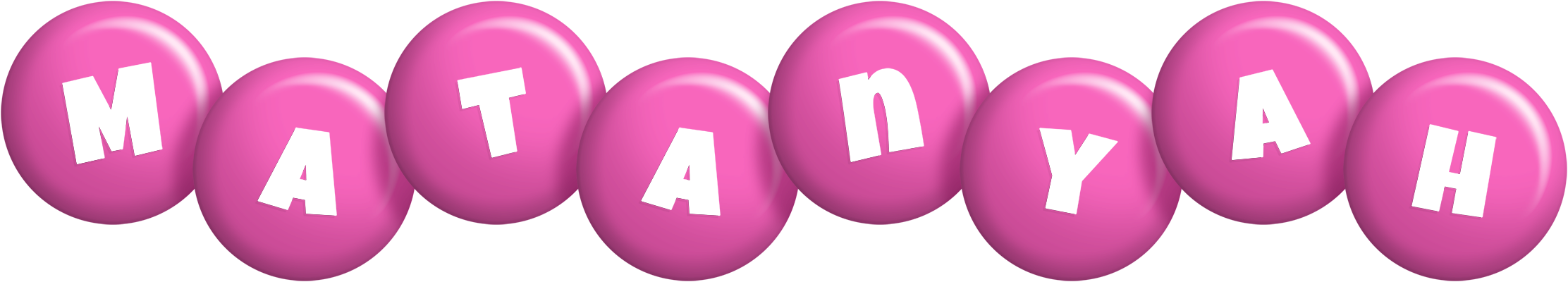 Matanyah candy-pink logo