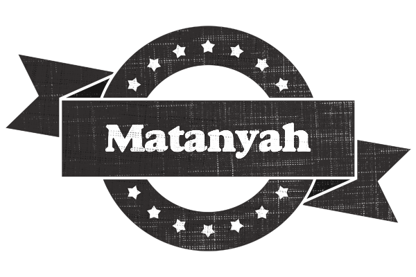 Matanyah grunge logo