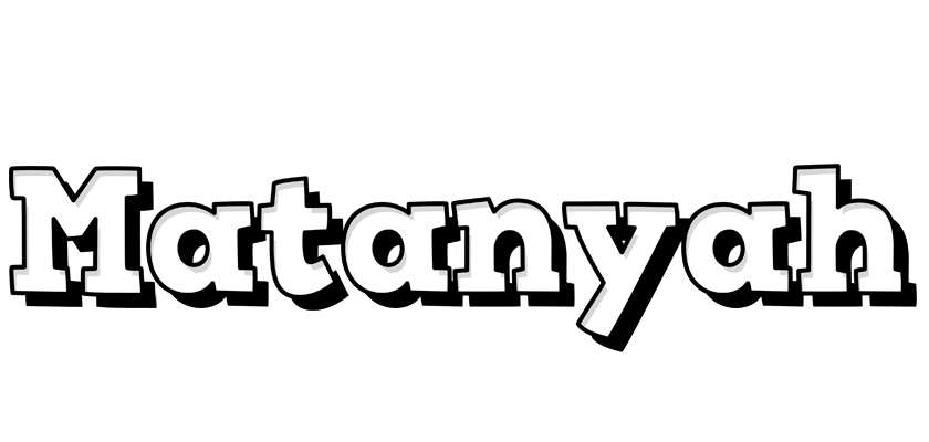 Matanyah snowing logo