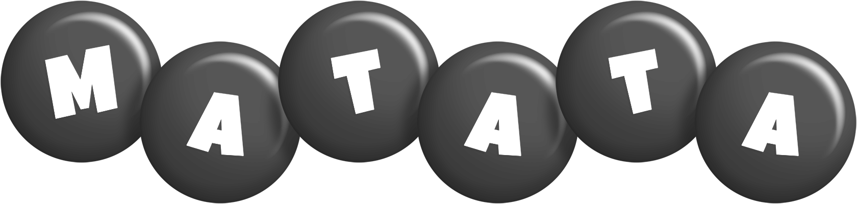 Matata candy-black logo