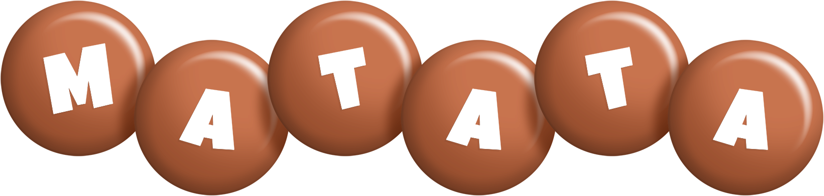 Matata candy-brown logo