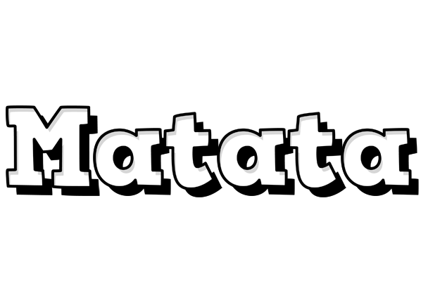 Matata snowing logo