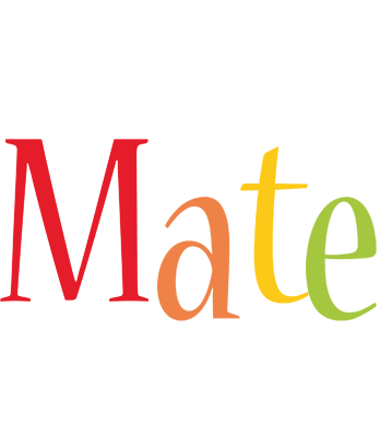 Mate birthday logo
