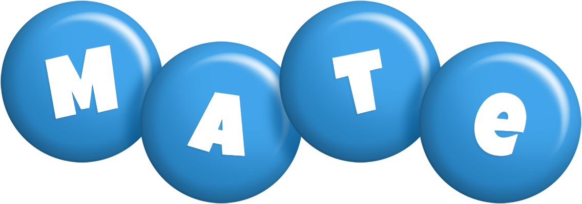Mate candy-blue logo