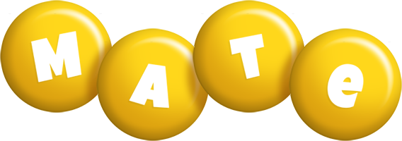 Mate candy-yellow logo