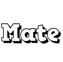 Mate snowing logo