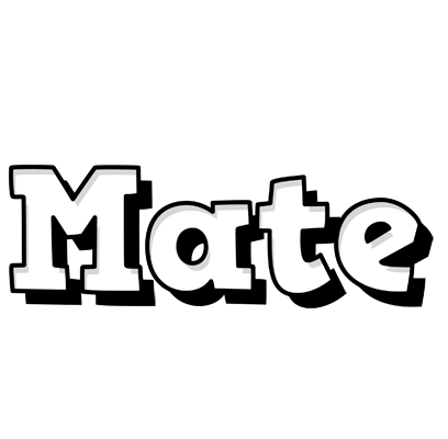Mate snowing logo