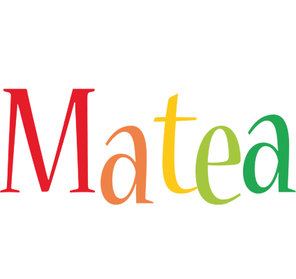 Matea birthday logo