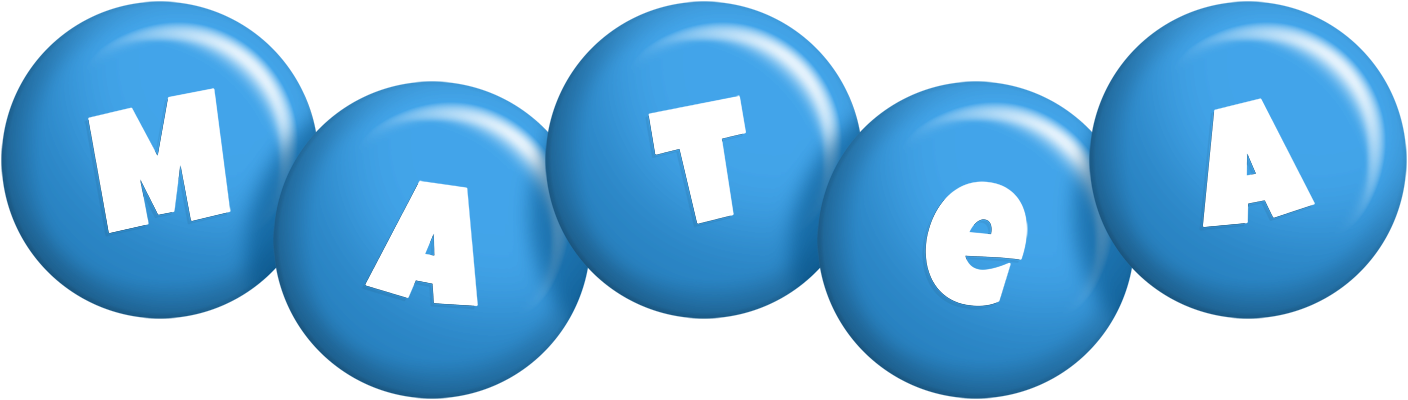 Matea candy-blue logo