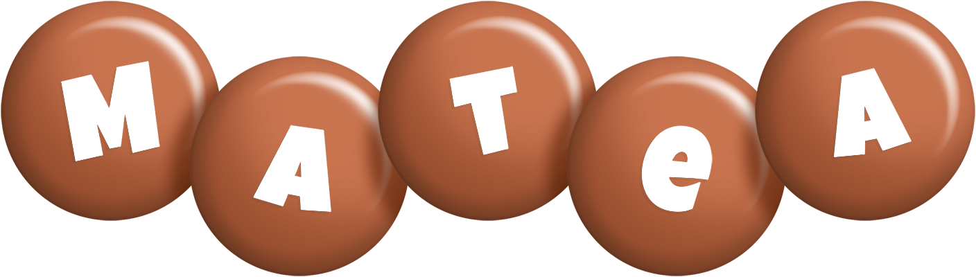 Matea candy-brown logo