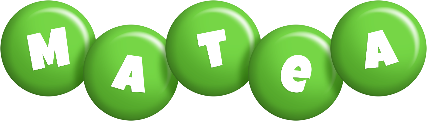Matea candy-green logo