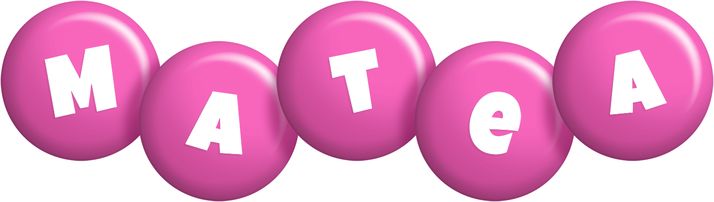 Matea candy-pink logo