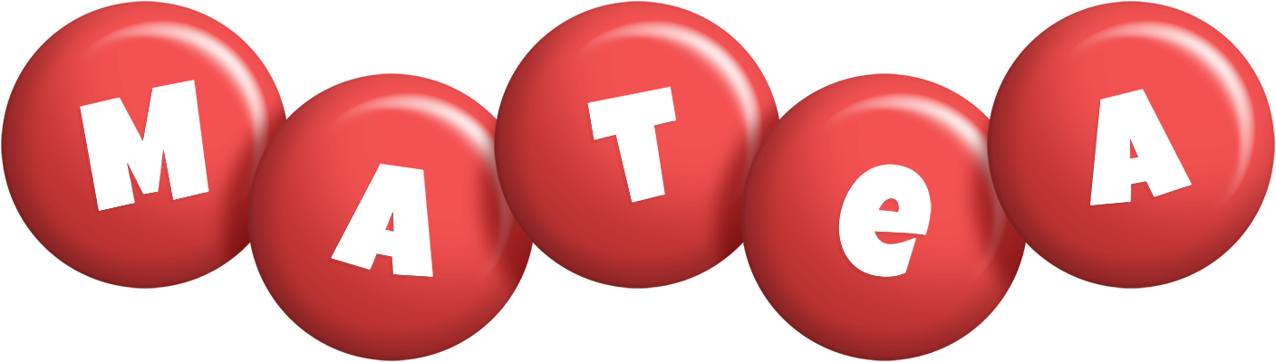 Matea candy-red logo