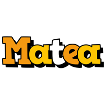 Matea cartoon logo