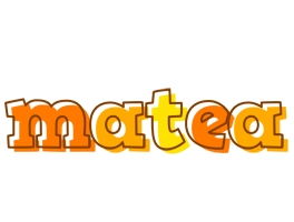 Matea desert logo