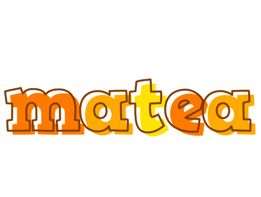 Matea desert logo